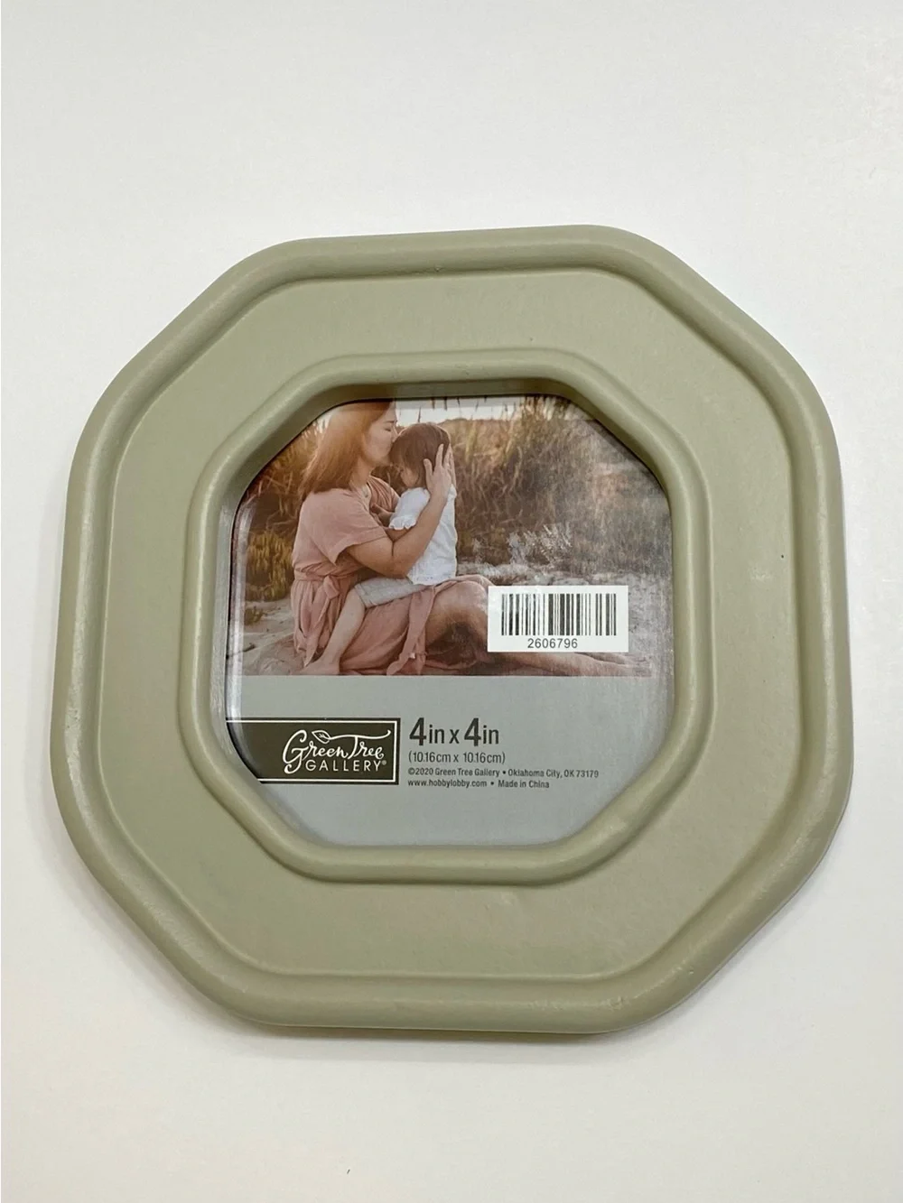 GreenTree Gallery Sage Green Octagonal Picture Frame